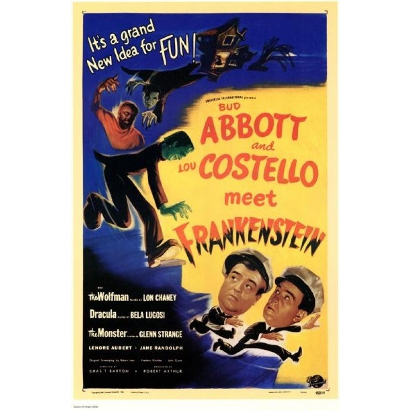 Abbott and Costello Meet Frankenstein Movie Poster (11 x 17) - Item MOVAC9821 Image 1