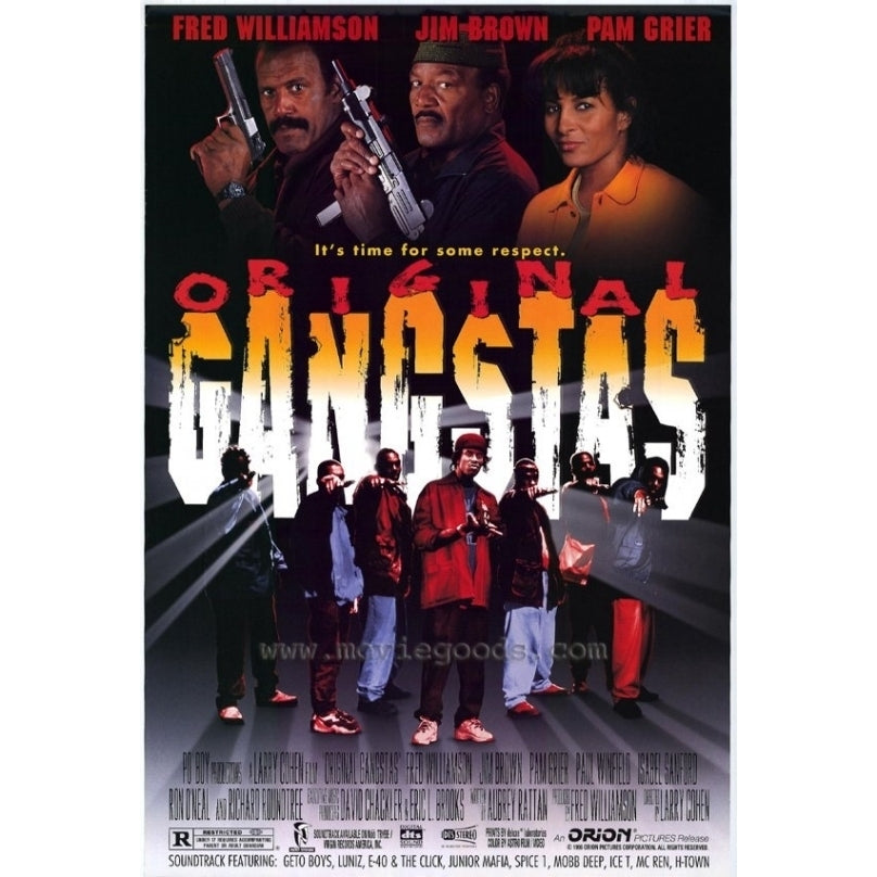 Original Gangstas Movie Poster (11 x 17) - Item MOVAD6929 Image 1