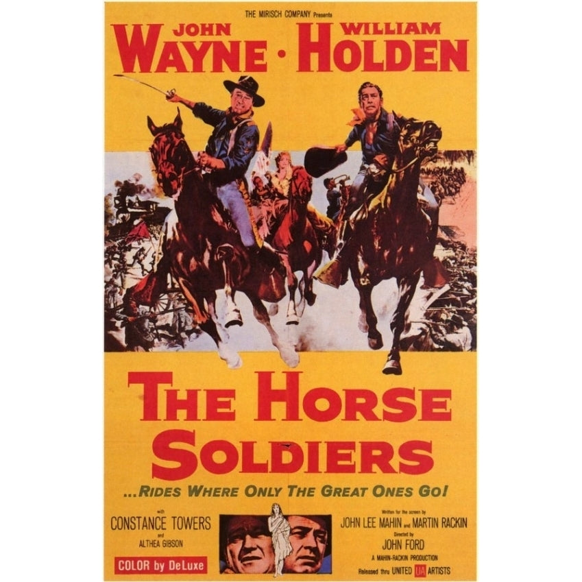 The Horse Soldiers Movie Poster (11 x 17) - Item MOVAE0004 Image 1