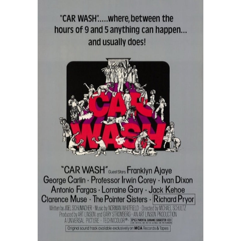 Car Wash Movie Poster (11 x 17) - Item MOVAE0119 Image 1