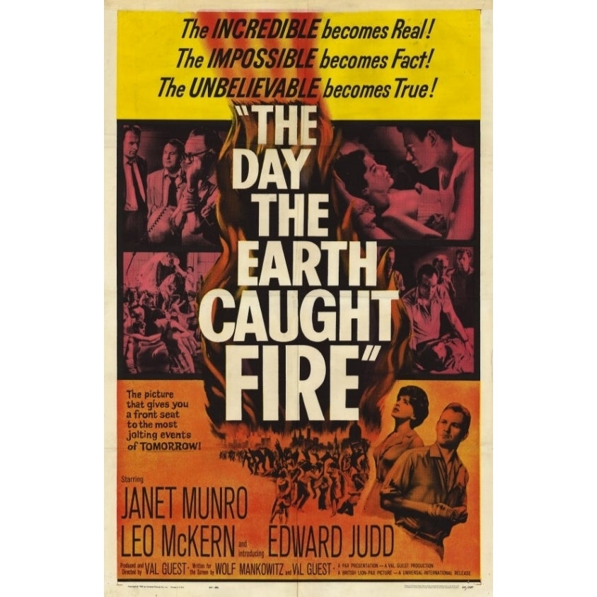 The Day the Earth Caught Fire Movie Poster (11 x 17) - Item MOVAE1433 Image 1