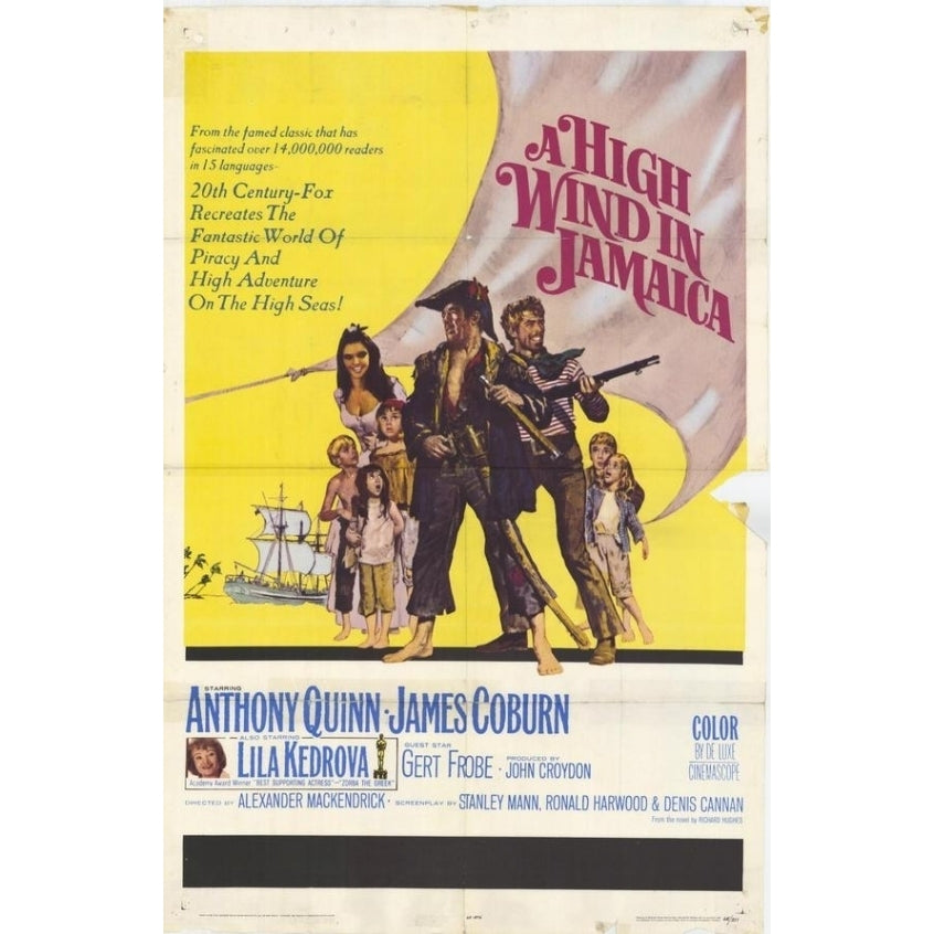 A High Wind in Jamaica Movie Poster (11 x 17) - Item MOVAE2186 Image 1