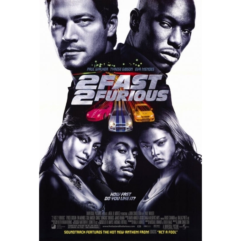 2 Fast 2 Furious Movie Poster (11 x 17) - Item MOVAE3068 Image 1