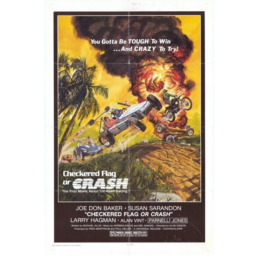 Checkered Flag or Crash Movie Poster (11 x 17) - Item MOVAE3971 Image 1