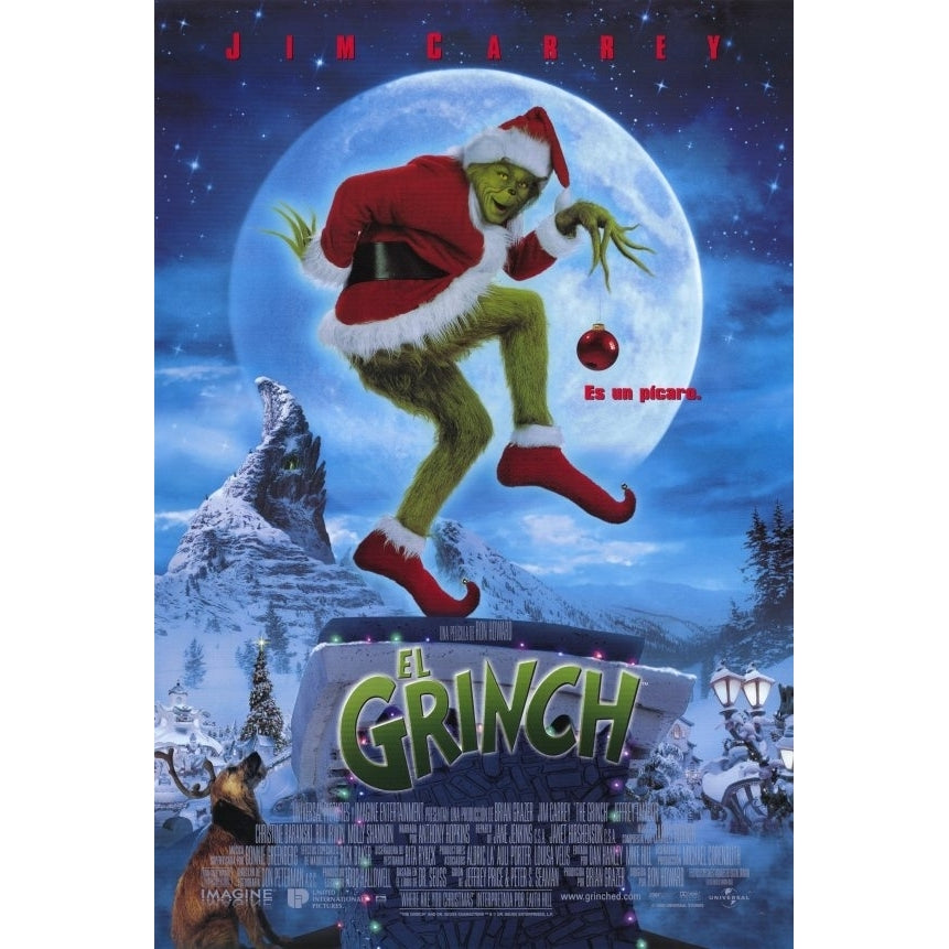 Dr. Seuss How the Grinch Stole Christmas Movie Poster Print (11 x 17) - Item MOVAE6177 Image 1