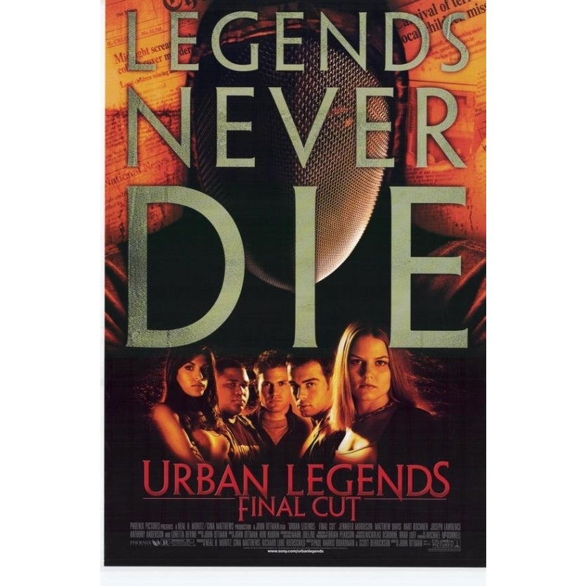 Urban Legends 2 Final Cut Movie Poster (11 x 17) - Item MOVAE6463 Image 1