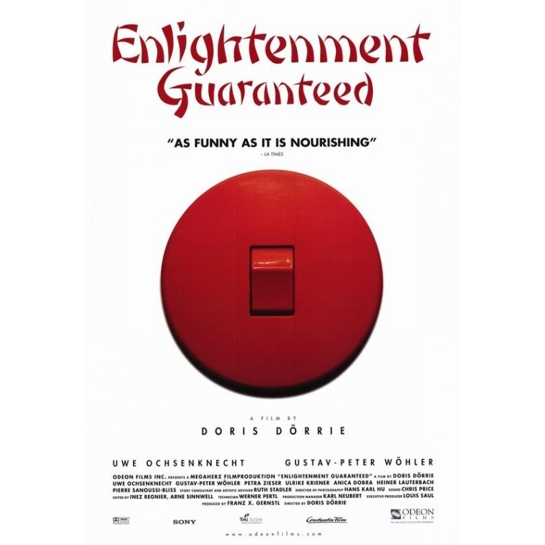 Enlightenment Guaranteed Movie Poster (11 x 17) - Item MOVAE6662 Image 1