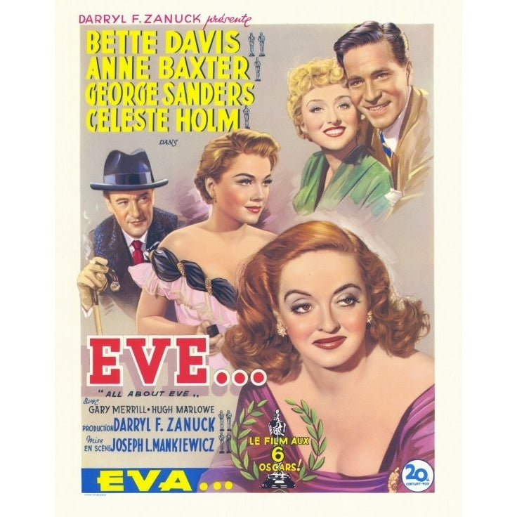 All About Eve Movie Poster Print (11 x 17) - Item MOVAE8035 Image 1