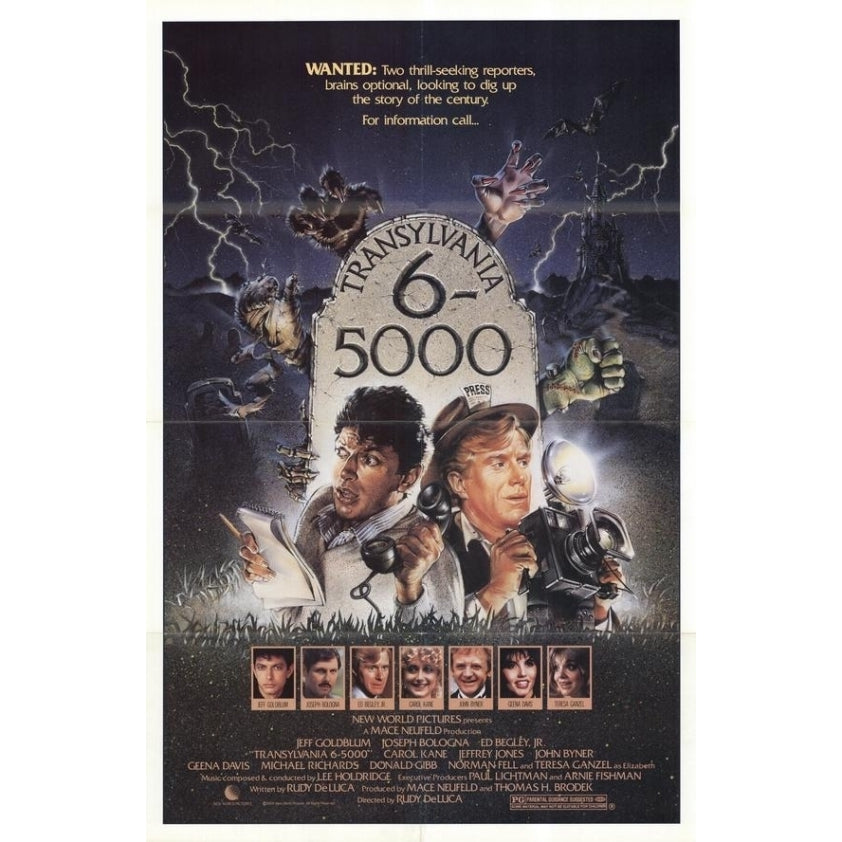 Transylvania 6-5000 Movie Poster (11 x 17) - Item MOVAE8966 Image 1