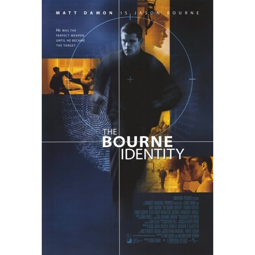 The Bourne Identity Movie Poster (11 x 17) - Item MOVAE9105 Image 1