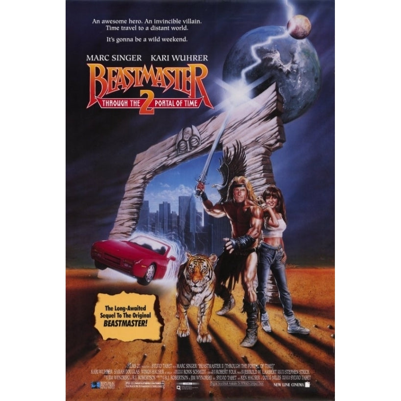 Beastmaster 2 Through the Portal of Time Movie Poster (11 x 17) - Item MOVAE9202 Image 1