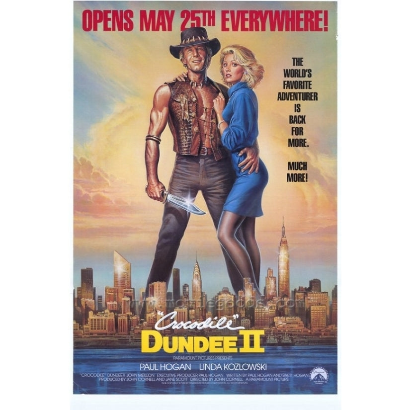 Crocodile Dundee 2 Movie Poster (11 x 17) - Item MOVAE9411 Image 1