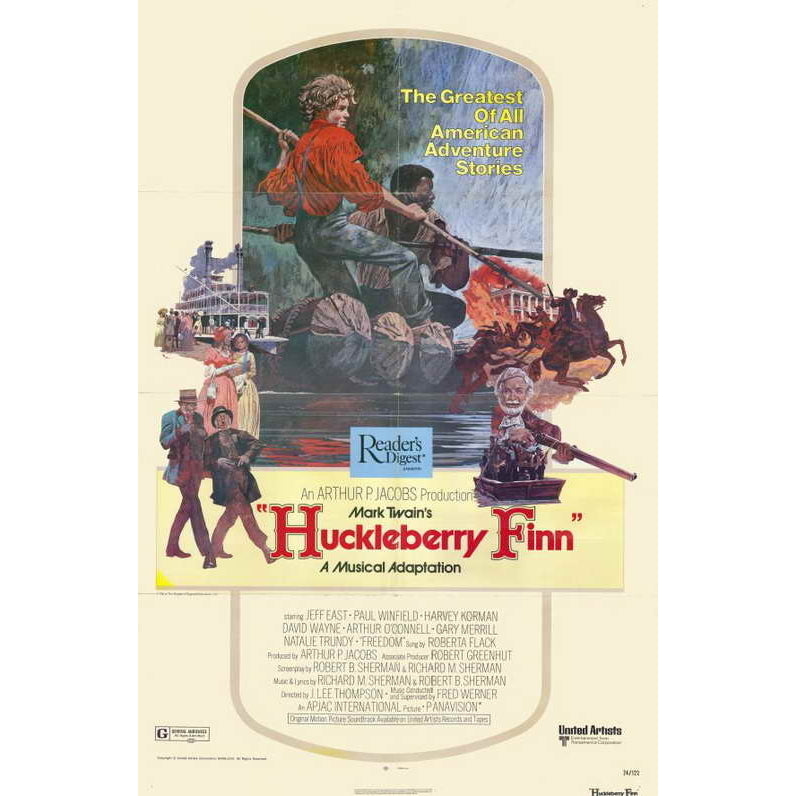 Huckleberry Finn Movie Poster Print (11 x 17) - Item MOVAF0072 Image 1