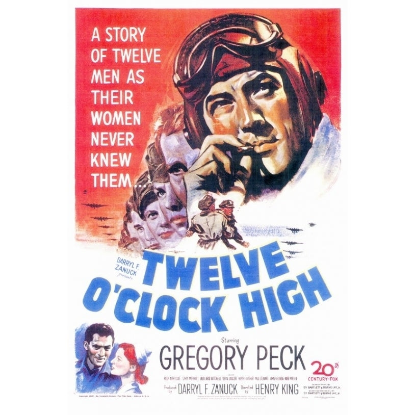 Twelve oClock High Movie Poster Print (27 x 40) - Item MOVAF0185 Image 1