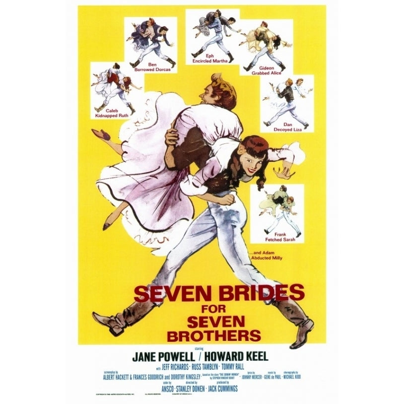 Seven Brides for Seven Brothers Movie Poster Print (27 x 40) - Item MOVAF0190 Image 1