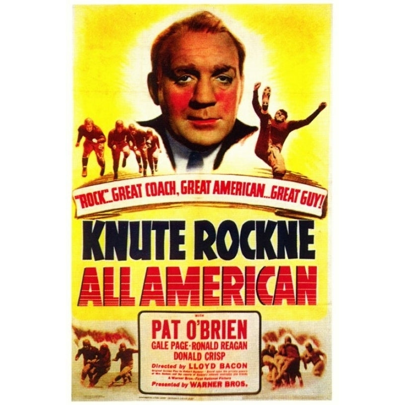 Knute Rockne All American Movie Poster Print (27 x 40) - Item MOVAF0320 Image 1