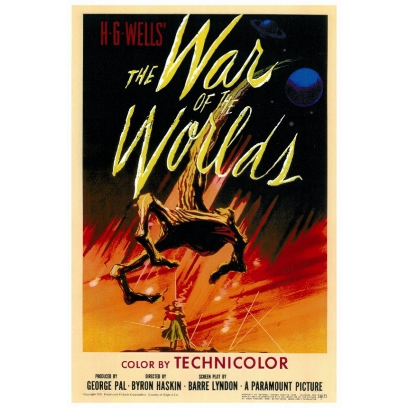 The War of the Worlds Movie Poster Print (27 x 40) - Item MOVAF1182 Image 1