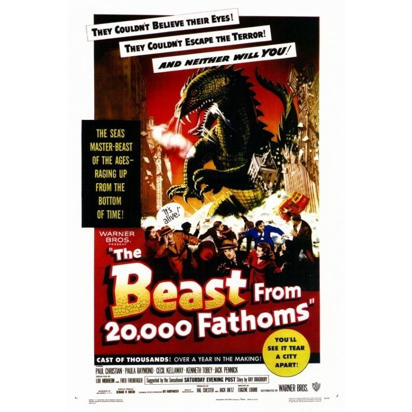 The Beast from 20 000 Fathoms Movie Poster Print (27 x 40) - Item MOVAF1183 Image 1