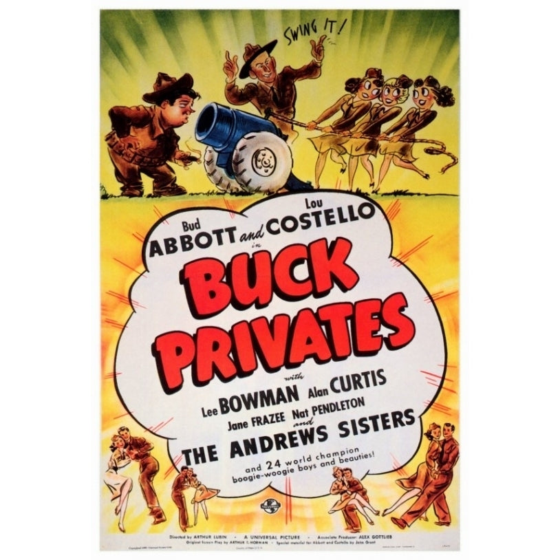 Buck Privates Movie Poster Print (27 x 40) - Item MOVAF1333 Image 1