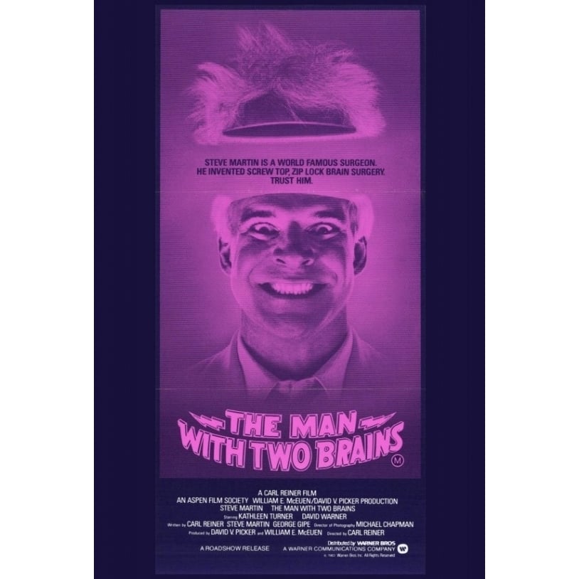 The Man with Two Brains Movie Poster Print (27 x 40) - Item MOVAF1441 Image 1