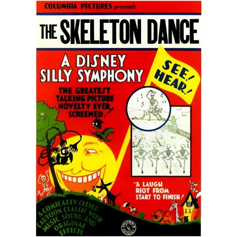 The Skeleton Dance Movie Poster (11 x 17) - Item MOVAF2014 Image 1