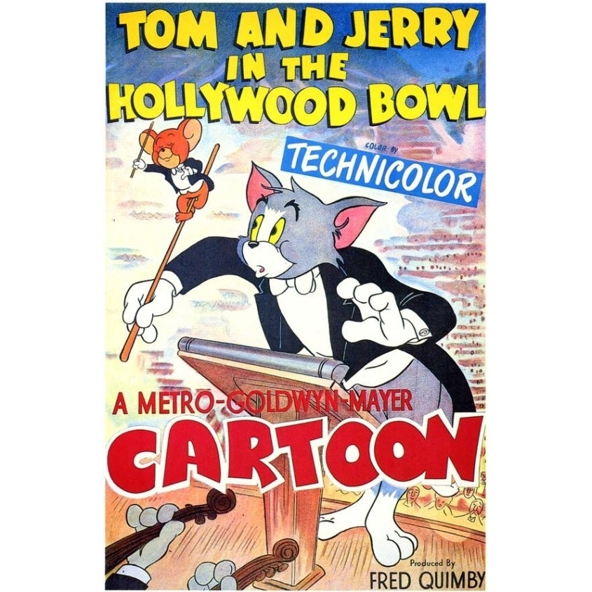 Tom and Jerry in the Hollywood Bowl Movie Poster Print (27 x 40) - Item MOVAF2330 Image 1