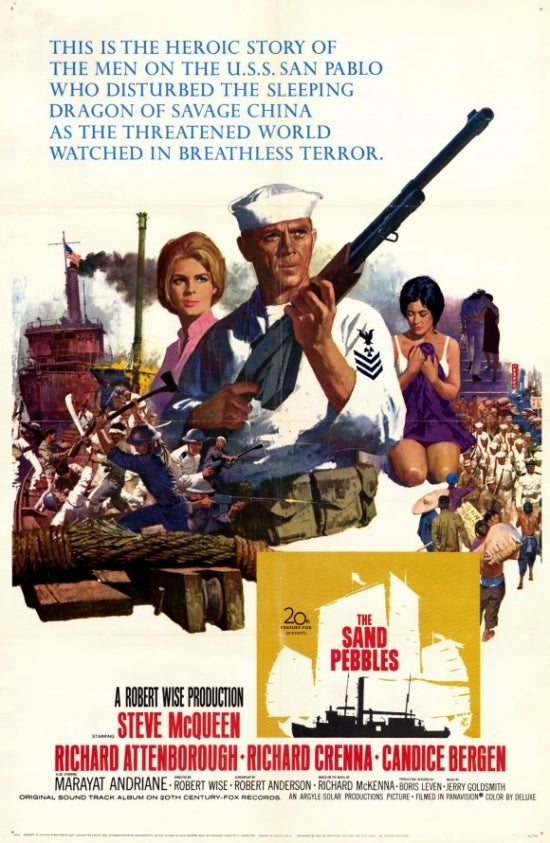 The Sand Pebbles Movie Poster Print (27 x 40) - Item MOVAF2422 Image 1