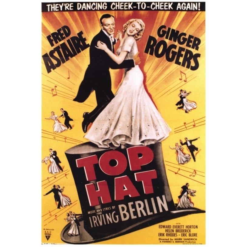 Top Hat Movie Poster Print (27 x 40) - Item MOVAF3285 Image 1