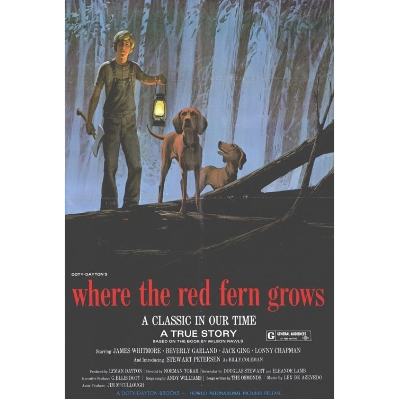 Where the Red Fern Grows Movie Poster Print (27 x 40) - Item MOVAF3433 Image 1