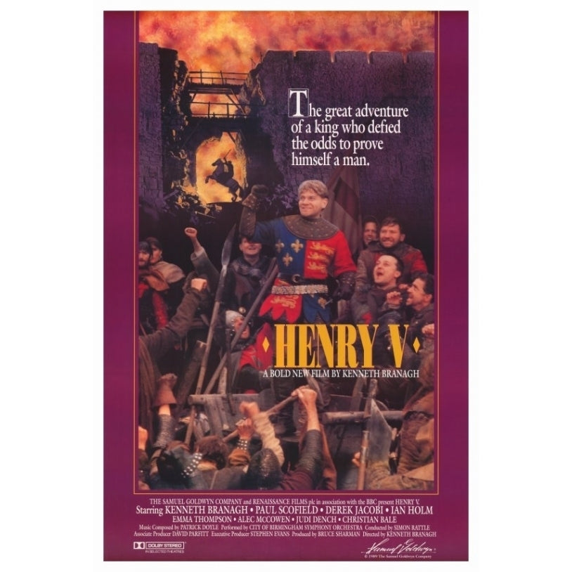 Henry V Movie Poster Print (27 x 40) - Item MOVAF4391 Image 1