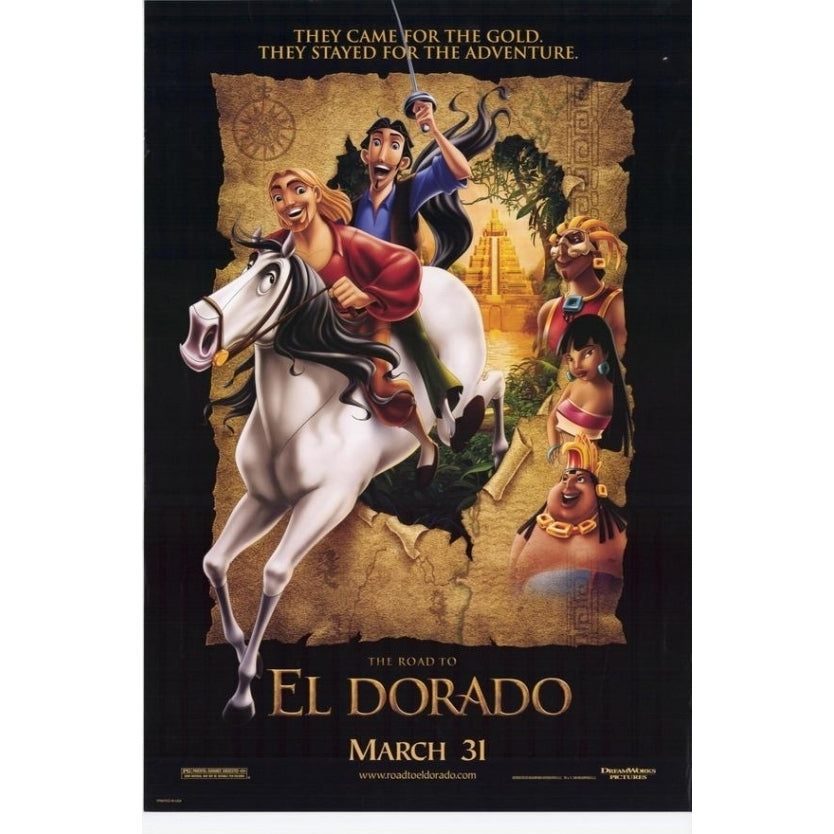 The Road to El Dorado Movie Poster Print (27 x 40) - Item MOVAF4403 Image 1