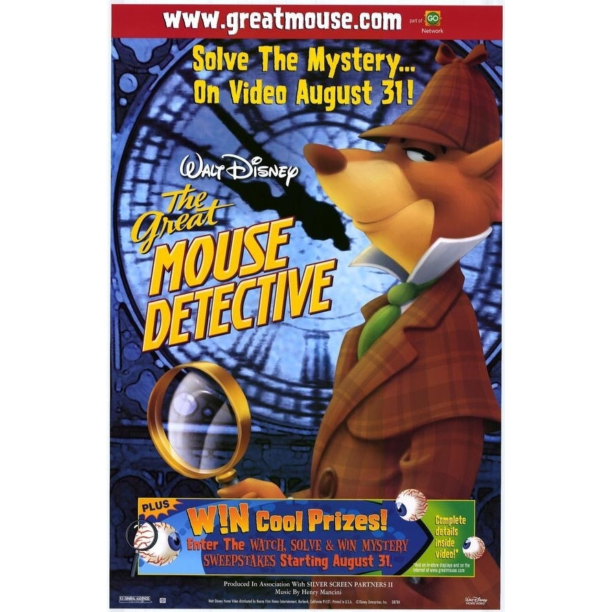 Great Mouse Detective The Movie Poster (27 x 40) - Item MOVAF4452 Image 1