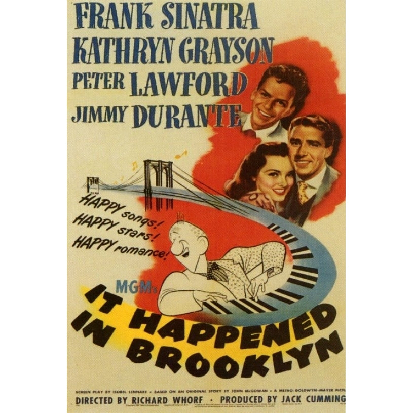 It Happened in Brooklyn Movie Poster Print (27 x 40) - Item MOVAF5305 Image 1