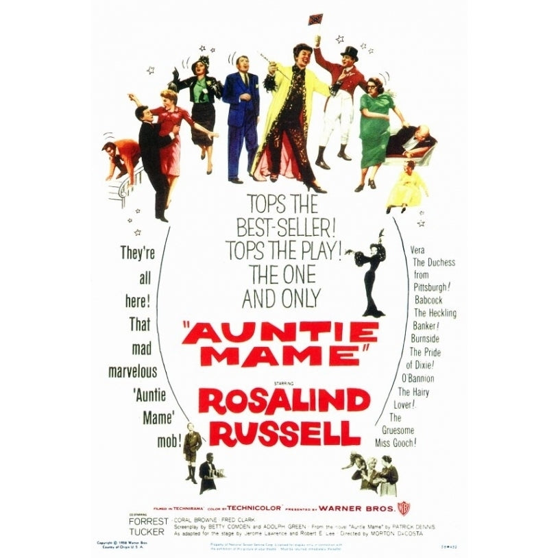 Auntie Mame Movie Poster Print (27 x 40) - Item MOVAF5301 Image 1