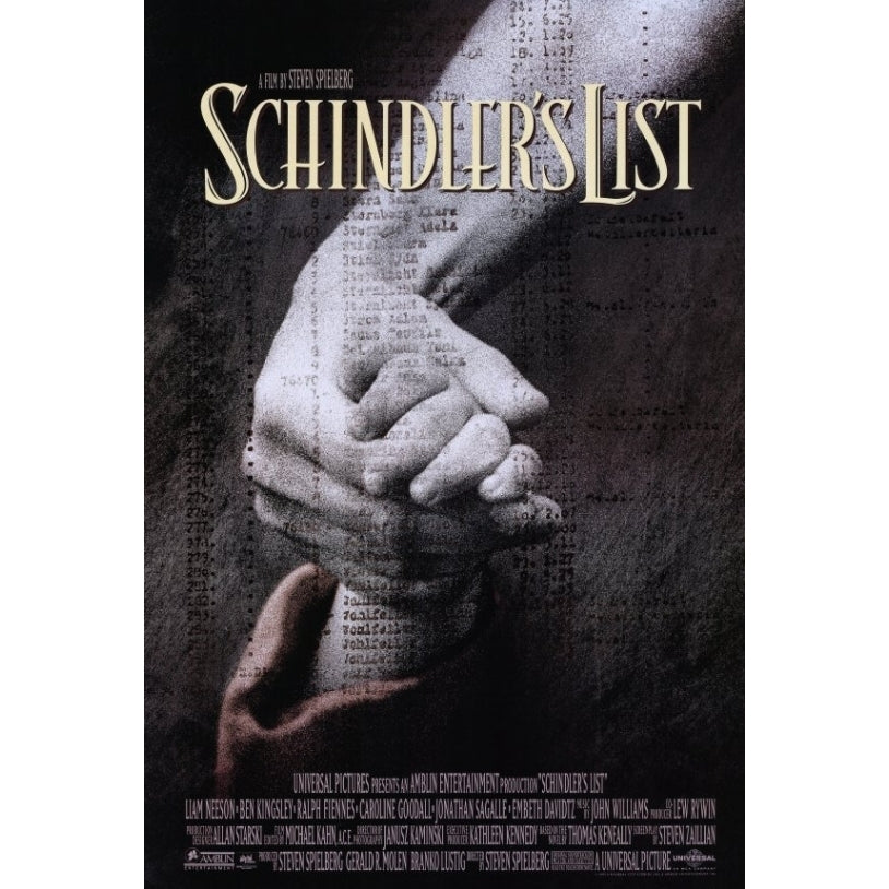 Schindlers List Movie Poster Print (27 x 40) - Item MOVAF6221 Image 1