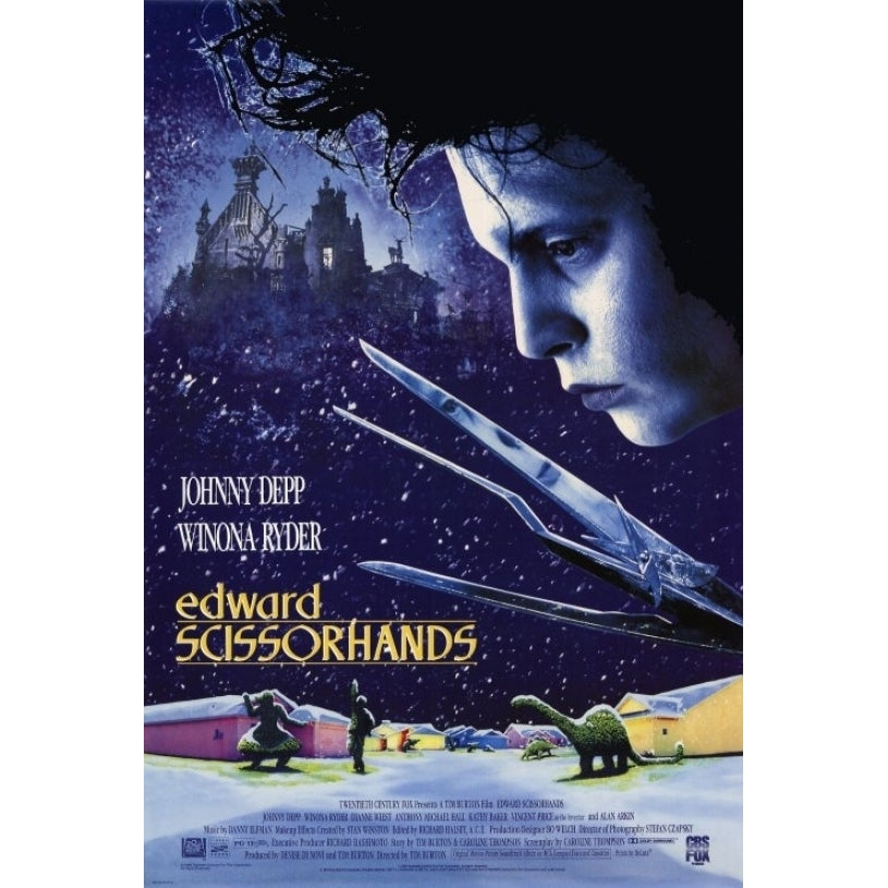 Edward Scissorhands Movie Poster Print (27 x 40) - Item MOVAF6619 Image 1