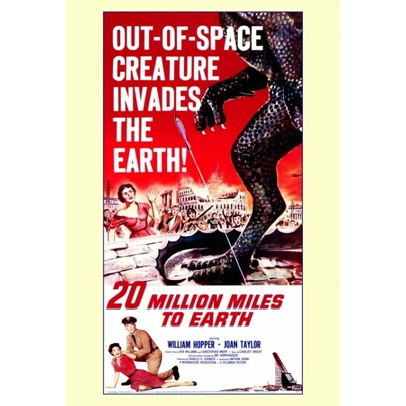 20 Million Miles to Earth Movie Poster Print (27 x 40) - Item MOVAF7182 Image 1