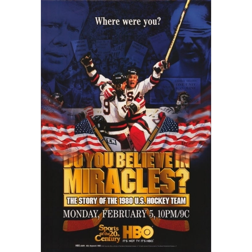 Do You Believe in Miracles The Story of the 1980 U.S. Hockey Team Movie Poster (11 x 17) - Item MOVAF6820 Image 1