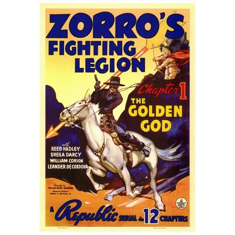 Zorros Fighting Legion Movie Poster Print (27 x 40) - Item MOVAF7175 Image 1