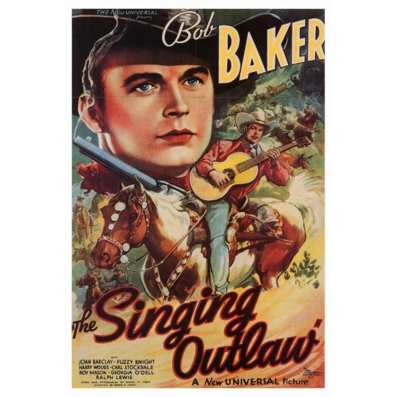 The Singing Outlaw Movie Poster Print (27 x 40) - Item MOVAF7299 Image 1