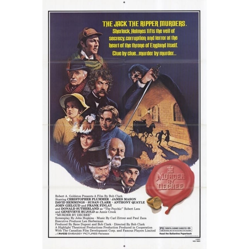 Murder by Decree Movie Poster Print (27 x 40) - Item MOVAF8384 Image 1