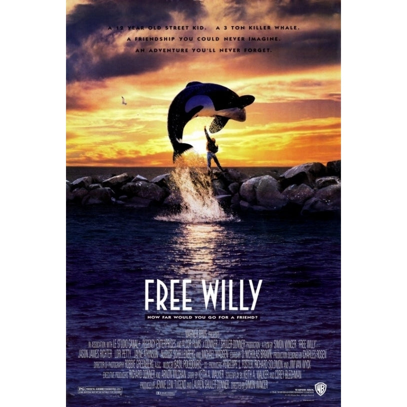 Free Willy Movie Poster Print (27 x 40) - Item MOVAF8424 Image 1