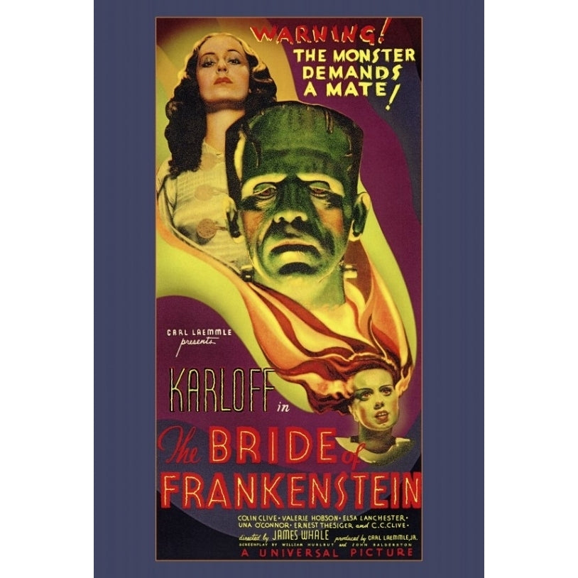 The Bride of Frankenstein Movie Poster Print (27 x 40) - Item MOVAF9161 Image 1