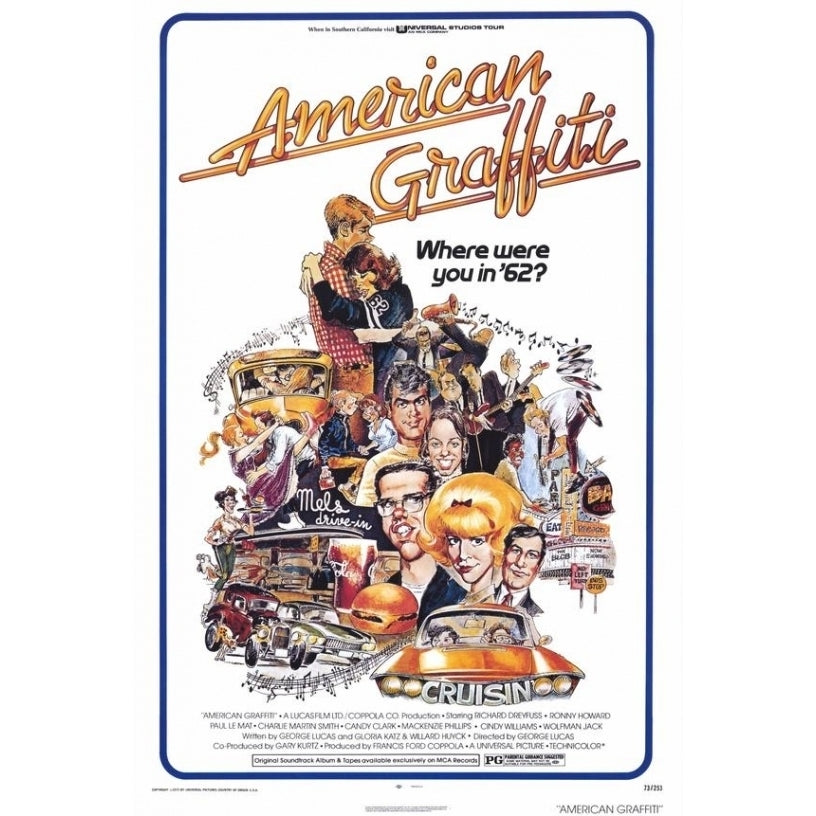 American Graffiti Movie Poster Print (27 x 40) - Item MOVAF9165 Image 1