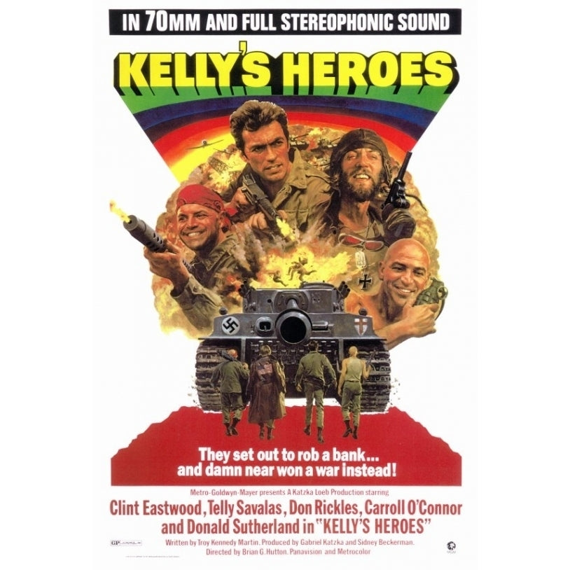 Kellys Heroes Movie Poster Print (27 x 40) - Item MOVAF9182 Image 1