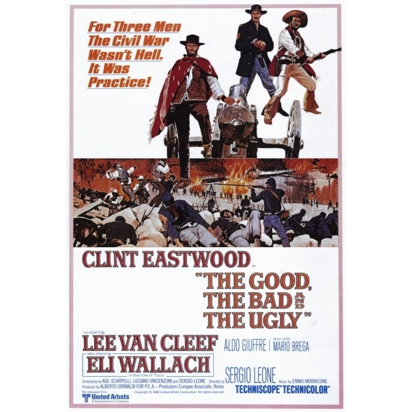 The Good the Bad and the Ugly Movie Poster Print (27 x 40) - Item MOVAF9206 Image 1