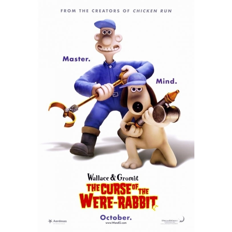 Wallace and Gromit: The Curse of the Were-Rabbit Movie Poster Print (27 x 40) - Item MOVAF9275 Image 1