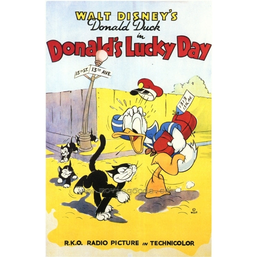 Donalds Lucky Day Movie Poster Print (27 x 40) - Item MOVAF9295 Image 1