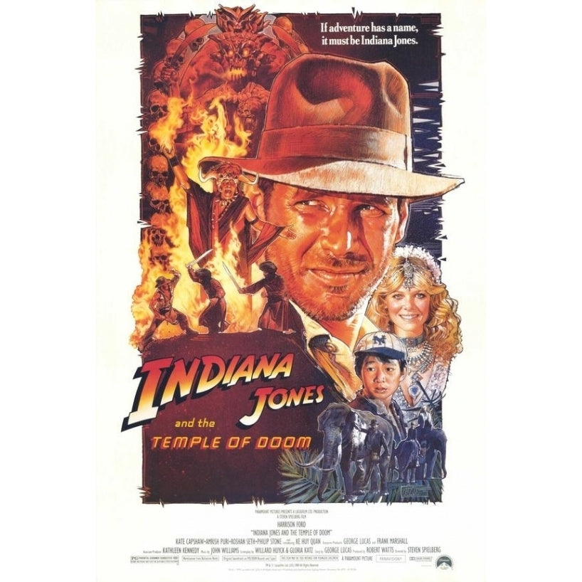 Indiana Jones and the Temple of Doom Movie Poster Print (27 x 40) - Item MOVAF9311 Image 1