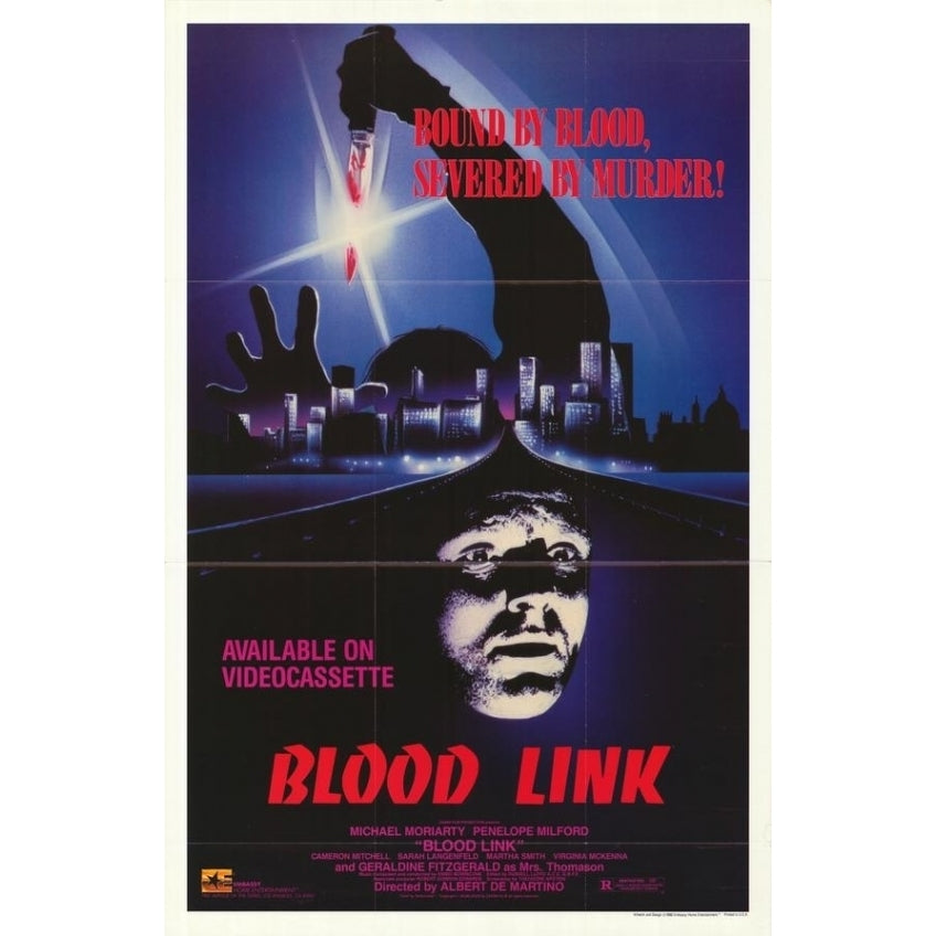 Blood Link Movie Poster (11 x 17) - Item MOVAG3003 Image 1